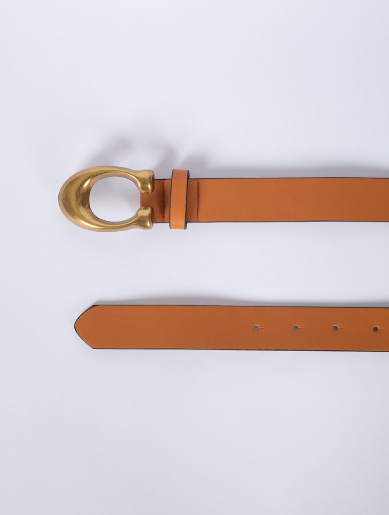 Ceinture en simili cuir avec boucle